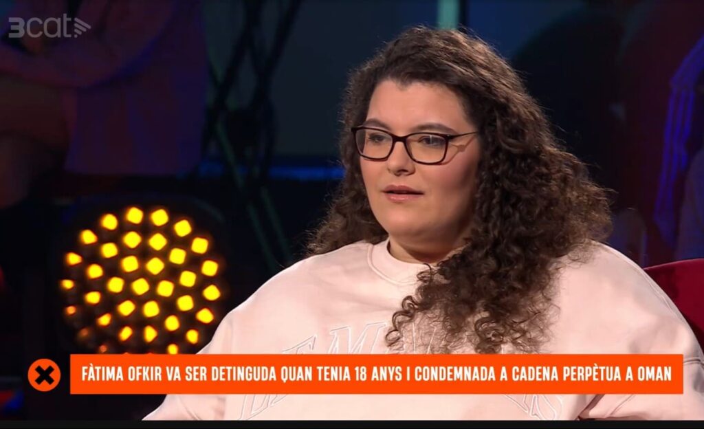 Entrevista con Fátima Ofkir en el programa de TV-3 'Col.lapse'