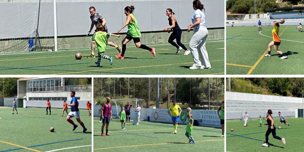 Momentos de los cuatro partidos de la Vosseler Champions League de Fútbol que se celebró en Alella el 25 de mayo de 2025