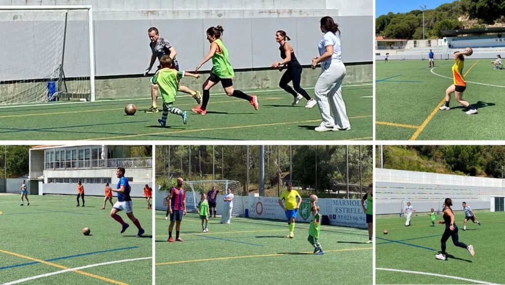 Momentos de los cuatro partidos de la Vosseler Champions League de Fútbol que se celebró en Alella el 25 de mayo de 2025