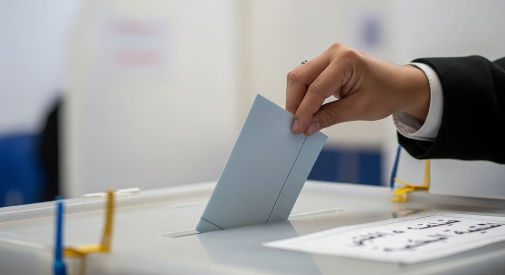 Imagen de recurso de una votación en urna y que ilustra el tema de la falsificación de firmas en las elecciones a la presidencia de la Federació Catalana de Fútbol (FCF) de 2023.