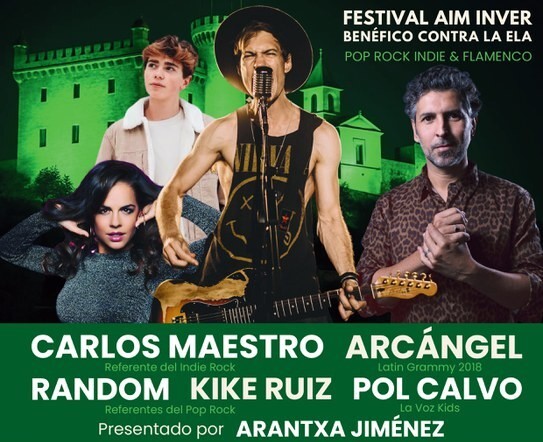 Cartel del Concierto Benéfico contra la ELA · Organizado por la Asociación ELAdos, con el apoyo del Ayuntamiento de Castelldefels y Vosseler Abogados. Celebrado el domingo 8 de junio, el Castillo de Castelldefels acogió el Festival