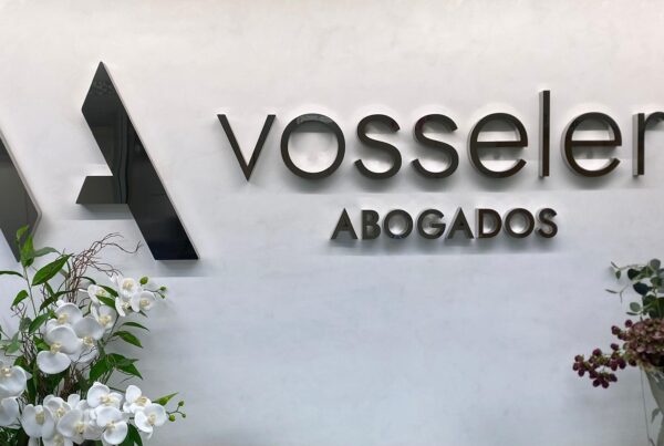 Detalle de la recepción de Vosseler Abogados