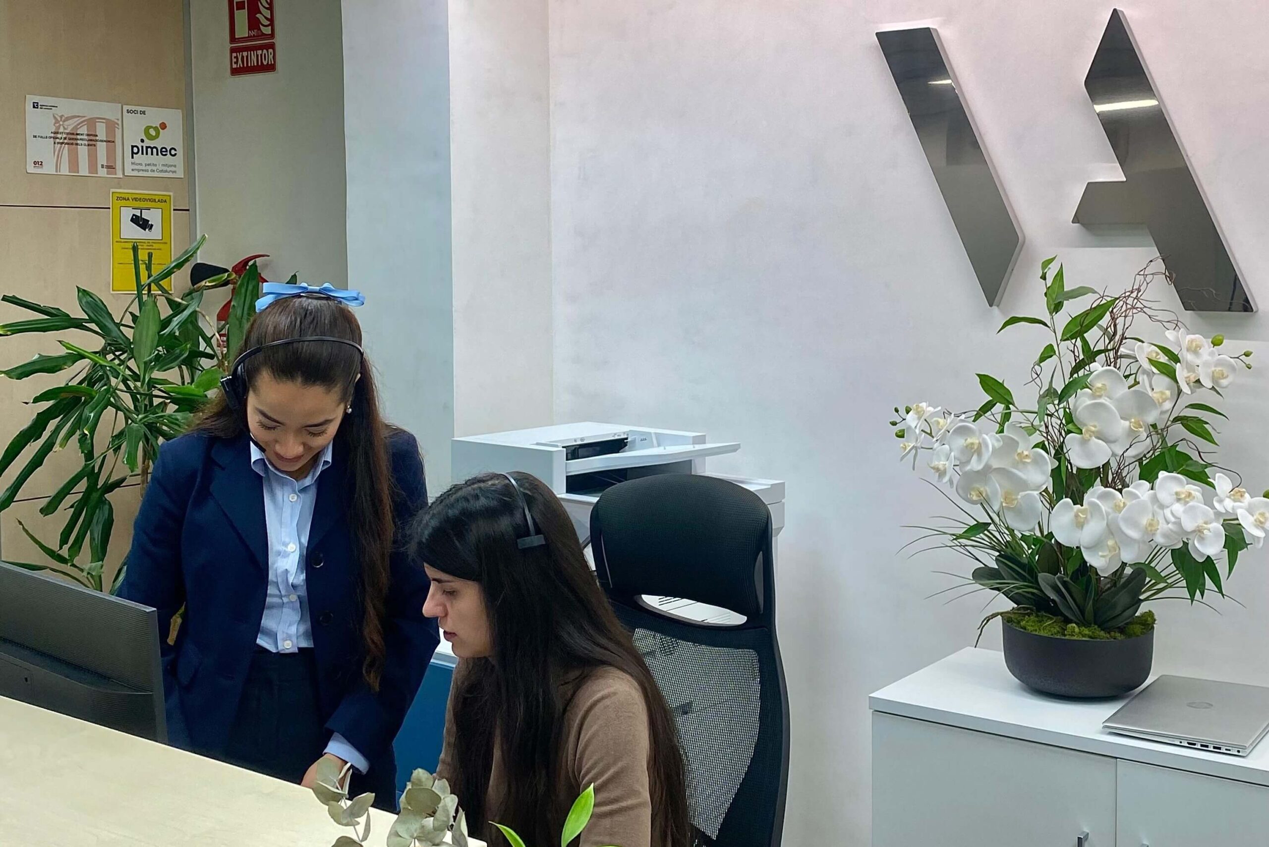 Detalle de la recepción de Vosseler Abogados