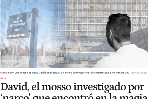 Portada dela información del periódico CVrónica Global sobre la defensa, acompañamiento integral y reintegración social del mosso acusado de cohecho