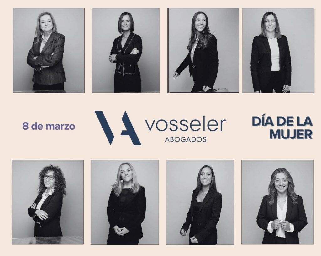 Trabajadoras de Vosseler Abogados en el Día Internacional de la Mujer