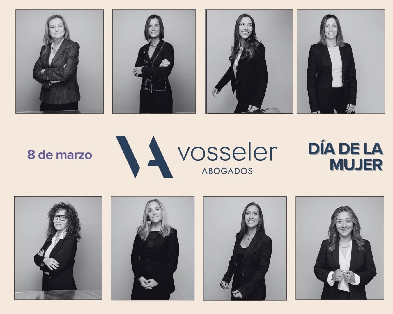 Trabajadoras de Vosseler Abogados en el Día Internacional de la Mujer