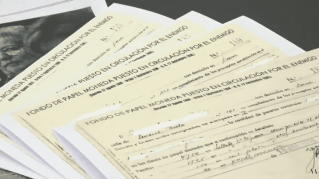 Documentos de las incautaciones franquistas. Cedidas por la APIGF